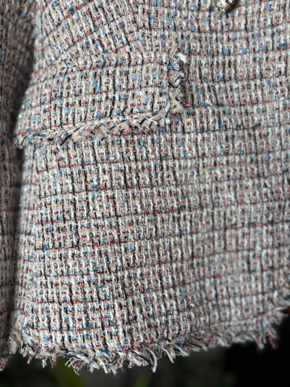 White House Black Market Tweed Studio Blazer – Multi-Color – Size 8 - Picture 2 of 14